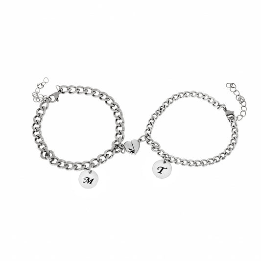 MAGNETISK KJÆRLIGHETS BOKSTAV - ARMBÅNDSETT