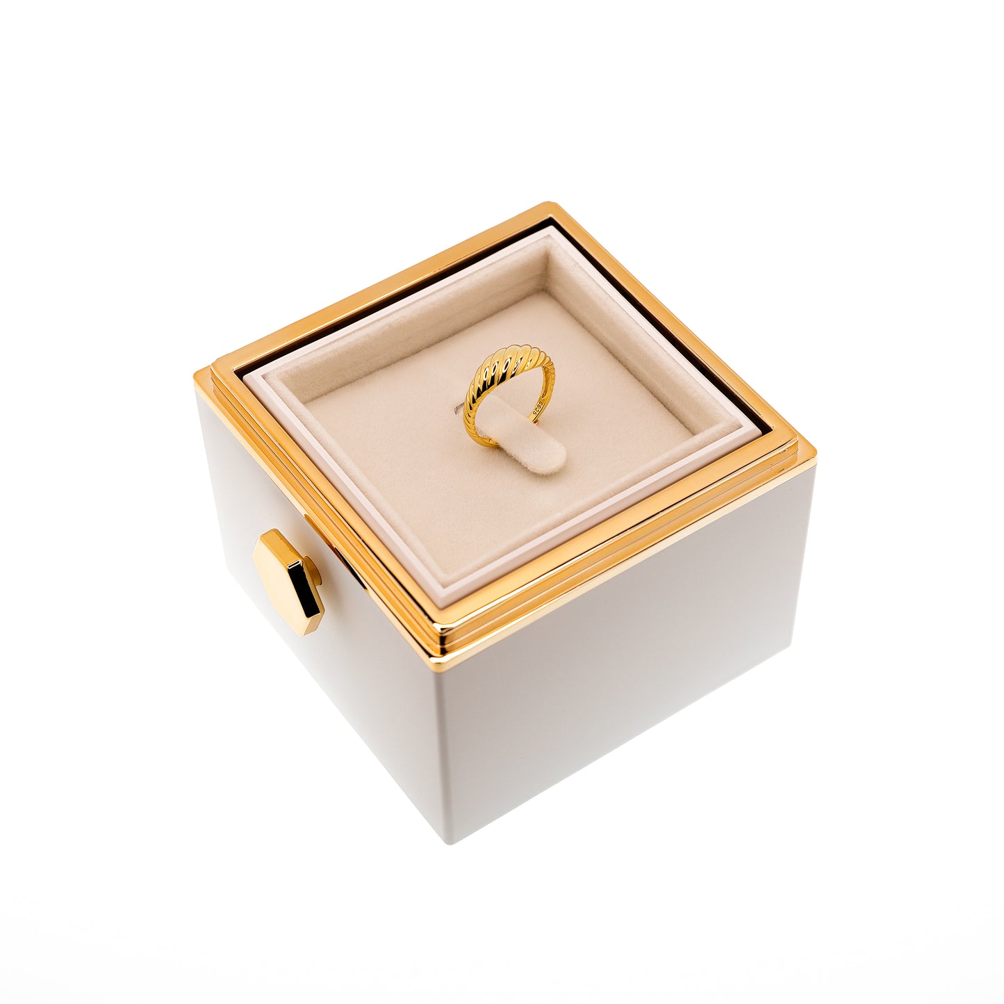 EVIG ROSEBOKS - MED S925 RING OG ROSE