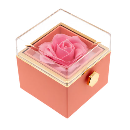 EVIG ROSEBOKS - MED S925 RING OG ROSE